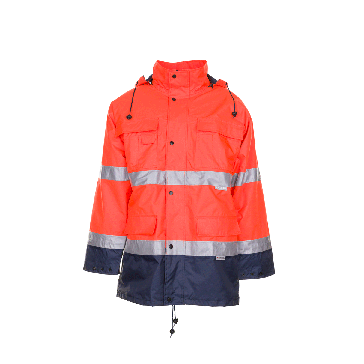 Planam Warnschutz Parka 2056 2-farbig orange/marine