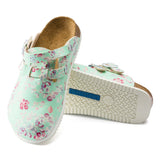 Birkenstock Kay SL BF Damen Sandale Flower Field Mint schmales Fußbett