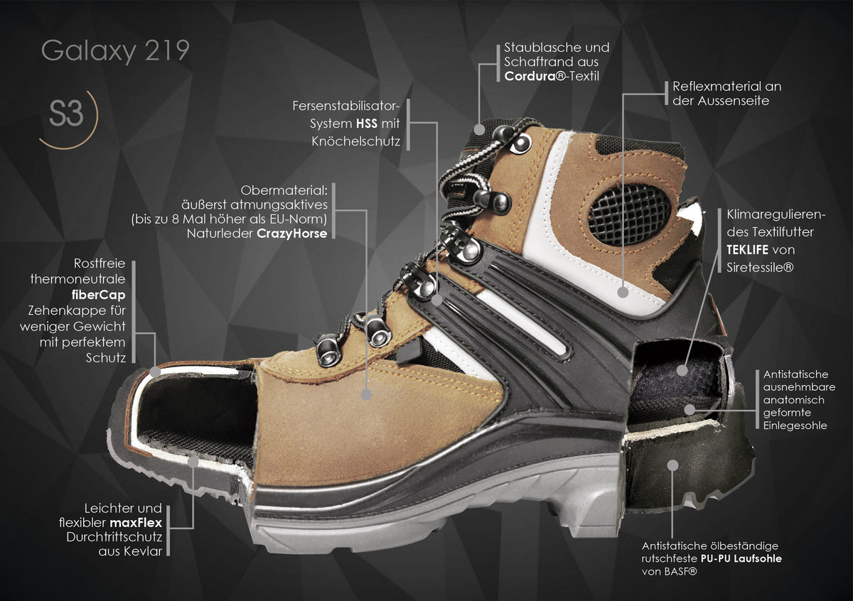 Talan Galaxy 219 S3 hoch Braun