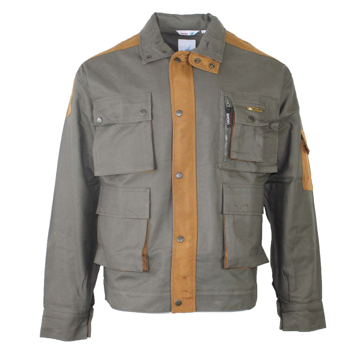 Vee and Kay Profi-Arbeitsjacke Jacke Oliv/Braun