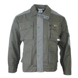 Vee and Kay Profi-Arbeitsjacke Jacke Oliv/Grau