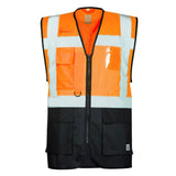 Ardon Safety Warnweste Signal Orange/Schwarz
