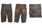 Vee and Kay Profi-Arbeitsshorts Kurze Hose Oliv/Braun