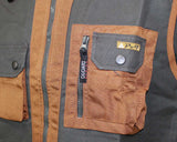 Vee and Kay Profi-Arbeitsweste Angelweste Weste Oliv/Braun
