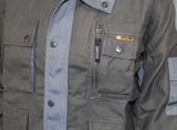 Vee and Kay Profi-Arbeitsjacke Jacke Oliv/Grau