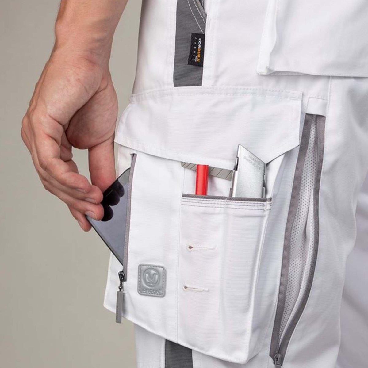 Ardon Safety Latzhose Urban+ Weiß