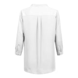 Greiff Chiffon-Bluse 3/4 weiß Berufsbekleidung