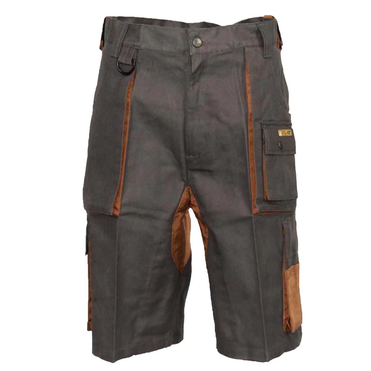 Vee and Kay Profi-Arbeitsshorts Kurze Hose Oliv/Braun