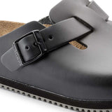 Birkenstock Boston Super Grip schmal schwarz Clogs