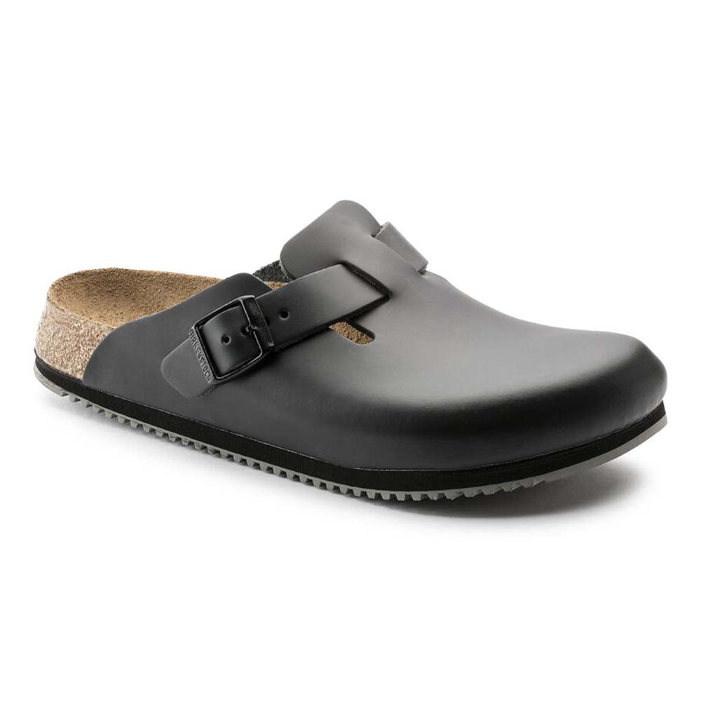 Birkenstock Boston Super Grip schwarz Clogs