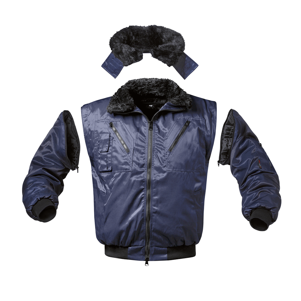 Pilotenjacke marine 4in1