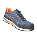 Puma Crosstwist Low S3 HRO SRC blau/orange