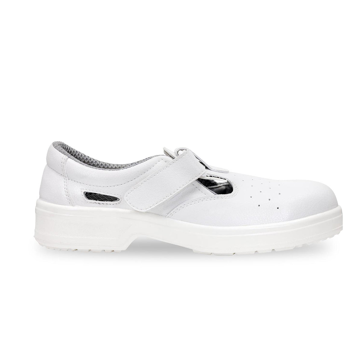 Lendeo Shift S1 weiß flach Sandale