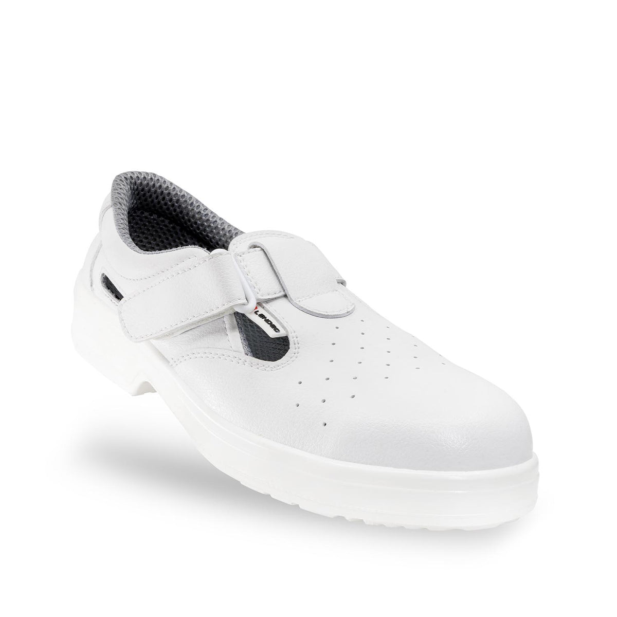 Lendeo Shift S1 weiß flach Sandale