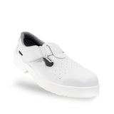 Lendeo Shift S1 weiß flach Sandale