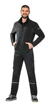 Planam Norit Hybridjacke Schwarz Arbeitsjacke