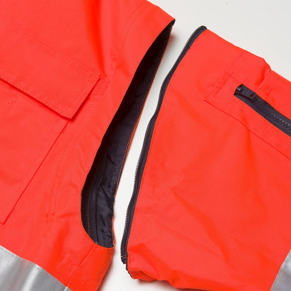 Planam Warnschutz Pilotenjacke 2046 2-farbig orange/marine