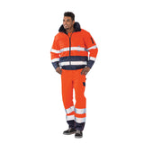 Planam Warnschutz Pilotenjacke 2046 2-farbig orange/marine